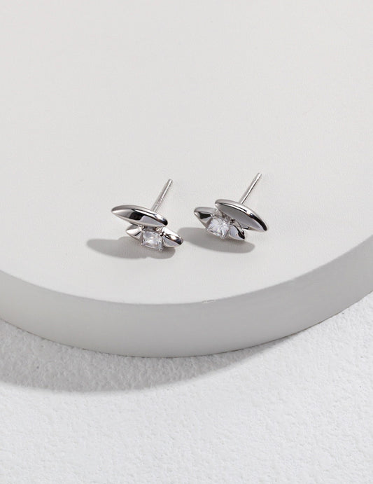 Petite Radiance Sterling Silver Earrings