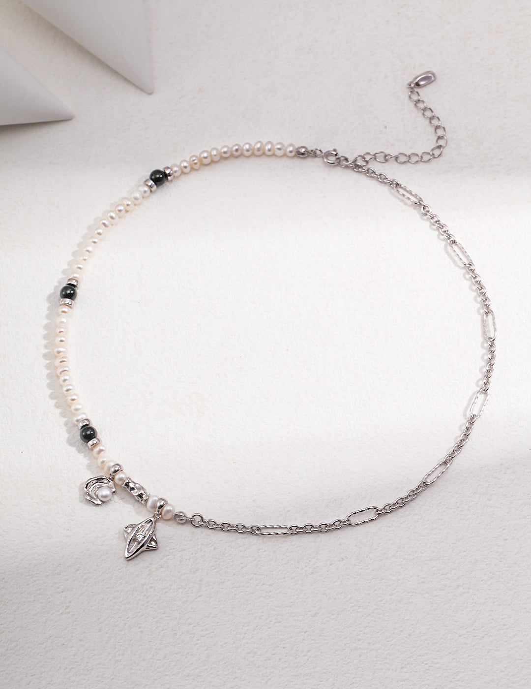 Modern Vintage Pearl Necklace