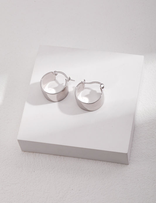 Classic Simplicity Sterling Silver Earrings