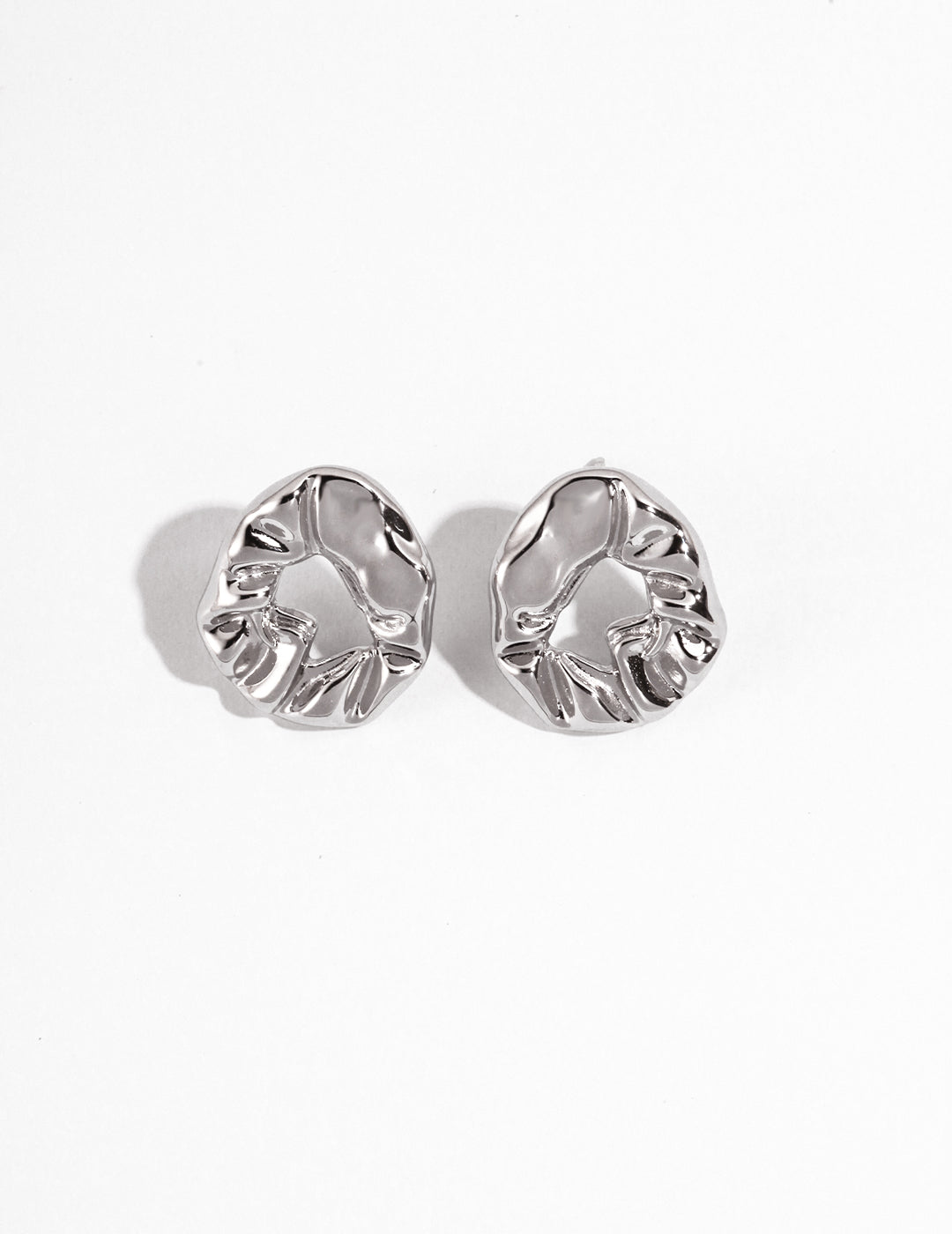 Sleek Loop Sterling Silver Earrings