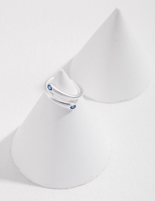 Sapphire Elegance Sphere Ring